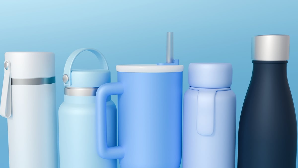 Arctic blue tumbler collection